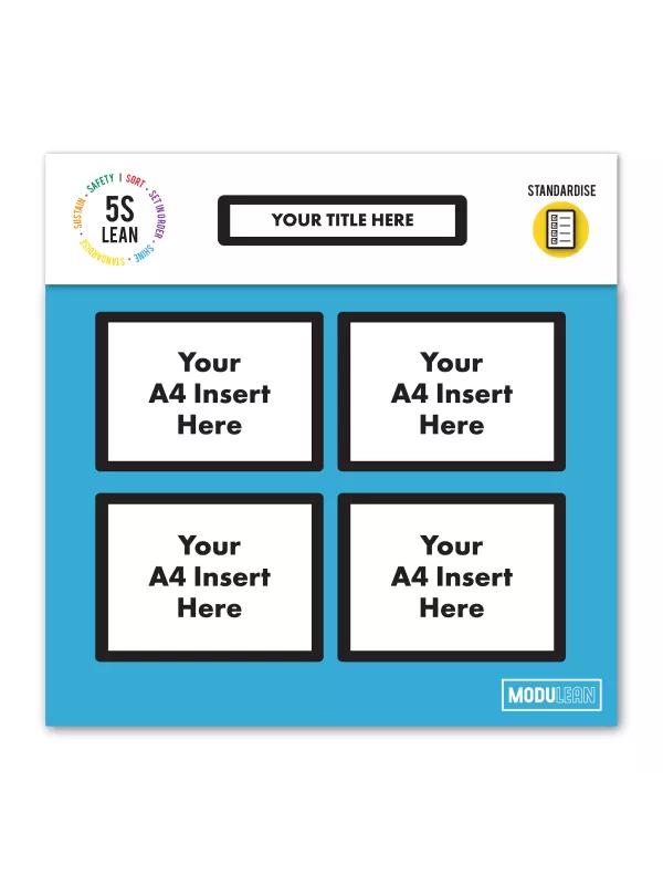 Premier Modulean Shadow Boards - Notice Board